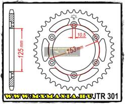 JT Sprockets hátsó lánckerék, 301, Honda CRF/XR/CRM (jtr301)