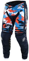  Troy Lee Designs GP Formula camo cross nadrág, sötétkék-narancs, 38 (207-982-026)
