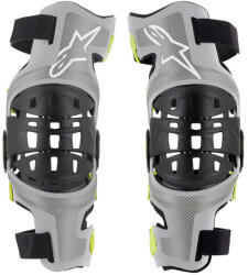  Alpinestars 2022 Bionic-7 Pro Silver Yellow Fluo Térdgép M (m160-281-m)