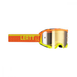 Leatt MX Velocity 4.5 Iriz 2023 szemüveg, narancs-fluosárga, bronz tükör lencse (8023020360)