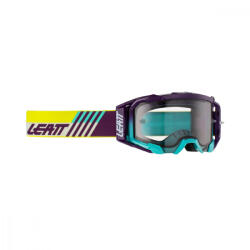Leatt MX Velocity 5.5 2023 szemüveg, aqua-lila-sárga, füst tükör lencse (8023020310)
