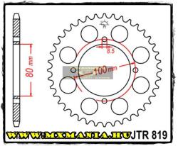 JT Sprockets hátsó lánckerék, 819, Suzuki RG/GS/GSX (jtr819)