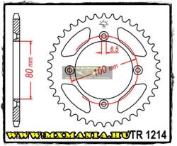  JT Sprockets hátsó lánckerék, 1214, Honda Off Road CR/CRF/XR motorokhoz (jtr1214)