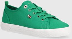 Tommy Hilfiger sportcipő VULC CANVAS SNEAKER zöld, női, FW0FW08063 - zöld Női 39