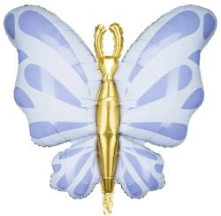 PartyDeco Balon din folie Fluture 69x69 cm - albastru