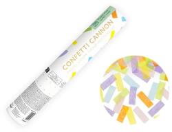 PartyDeco Tun de confetti - Benzi pastel mix 20 cm