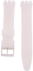 Ricardo Curea din silicon Ricardo 16mm (pentru Swatch), albă, transparentă