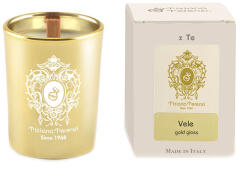 Tiziana Terenzi Vele Gold Glass Candle lumanare parfumata cu fitil din lemn unisex 500 g