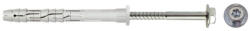 PROBEN RPC 08080 Keretrögzítő peremes dübel, hatlapfejű peremes csavarral (TORX-30) 8*80 mm - CE minősítés