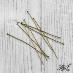  Szerelőpálca talpas - antik bronz, 5 cm (20 db)