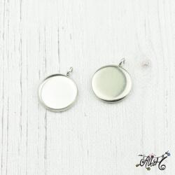  Orvosi fém medál alap (12mm belső)