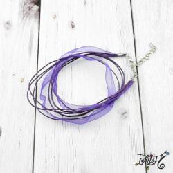  Organza nyaklánc alap - lila