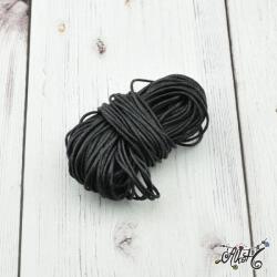  Viaszolt szál fekete, 1 mm (10méter)