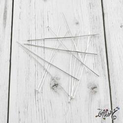 Szerelőpálca talpas - ezüst, 7 cm (20 db)