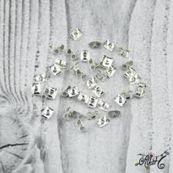  Fülbevaló rögzítő - ezüst (kis kiszerelés, 10 db)