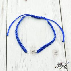  Zsinór makramé karkötő alap, királykék