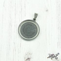  Orvosi fém medál alap medáltartóval, 25mm