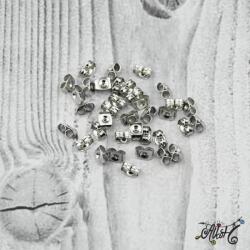 Fülbevaló rögzítő - nemesacél (20 db)