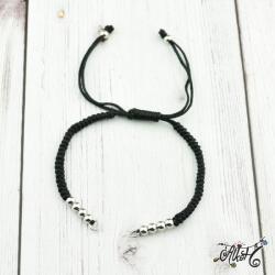  Zsinór makramé karkötő alap, fekete
