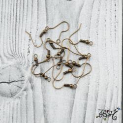  Fülbevaló akasztó - vörösréz színű (20db)