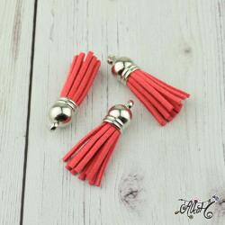  Velúr hatású bojt kicsi (3, 5 cm) - lazac