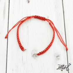  Zsinór makramé karkötő alap, piros