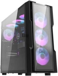 darkFlash DK431 Glass Black + fans