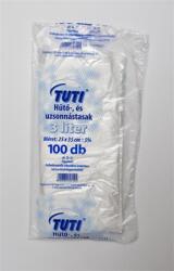 Hűtő-és uzsonnástasak, 3 l, Tuti (100db/csom) (KHK181)