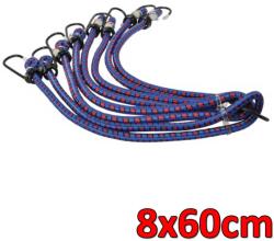 Automax Kampós csomagrögzítõ, gumipók, nyolcágú, prémium, 8x60cm (2201)