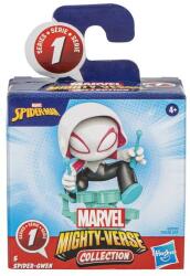Marvel Figurina Spider-Man Mighty Verse - Spider Gwen, 6 cm Figurina