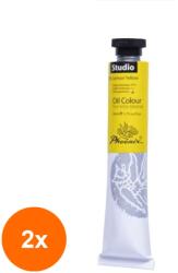 Phoenix Set 2 x Culori in Ulei Artist Phoenix, Lemon Yellow, 50 ml (CUL-2xCH 45B215)