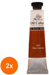 Phoenix Set 2 x Culori in Ulei Artist Phoenix, Raw Sienna, 50 ml (CUL-2xCH 45B601)