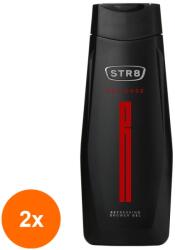 STR8 Set 2 x Gel de Dus STR8 Red Code, pentru Barbati, 400 ml