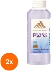 Adidas Set 2 x Gel de Dus Adidas, Pre-Sleep Calm, Unisex, 400 ml