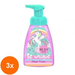 BI-ES Set 3 x Spuma de Baie Bi-Es Unicorn, 300 ml (ROC-3xUROLIC00075)