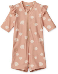 LIEWOOD Amel fodros UV szűrős fürdőruha - Kagylók - Púder 12 hó