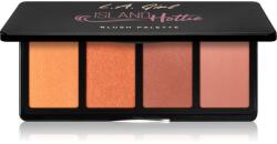 L. A. Girl Cosmetics Fanatic paleta fard de obraz culoare Island Hottie 4x4 g