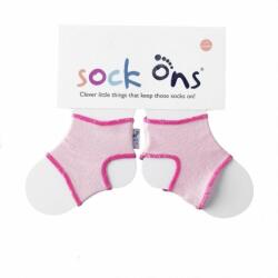 Sock Ons Baby Pink 6-12 m