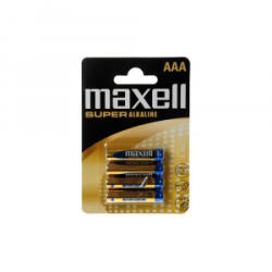 Maxell Super Alkáli AAA ceruza elem (4db / csomag) (LR03) (790336.04. EU)