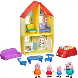 Hasbro Peppa Pig - Peppa malac családi háza figurákkal és kiegészítőkkel (F3659) - morzsajatekbolt