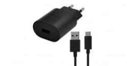 Nokia USB-A hálózati töltő + USB-A - USB-C kábel 'Gigapack csomagolás' (CH-21E / AD-18WE) (CH-21E / AD-18WE Giga)