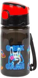 DERFORM Videójátékos műanyag kulacs 330 ml - Geek game (BC08)