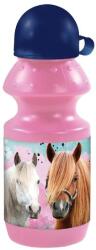 DERFORM I love horses lovas műanyag kulacs - Trikolor