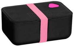 PASO BeUniq műanyag uzsonnás doboz - Pink-fekete