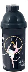 PASO Balerina műanyag kulacs - Black (PP23BN-3021) (PP23BN-3021)