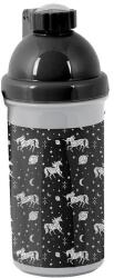 PASO Unikornis műanyag kulacs - Black (PP23OL-3021)