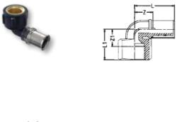 Wavin K5 Könyök BM 20×1/2"(TTKB920) (K5-TTKB920)
