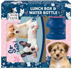 DERFORM Cleo és Frank kutyás uzsonnás doboz kulaccsal - So cute (ZSBCF34)