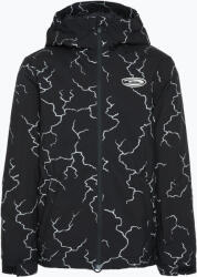 Quiksilver Gyerek snowboard kabát Quiksilver High In The Hood Printed high energy black reflective
