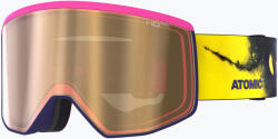Atomic Gogle narciarskie Atomic Four Pro Signature NMC pink powder/amber gold hd photo/clear